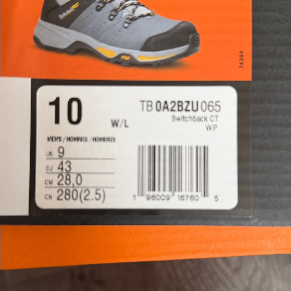 NWT Timberland PRO Men's Black and Gray Work Boots - Picture 10 of 10